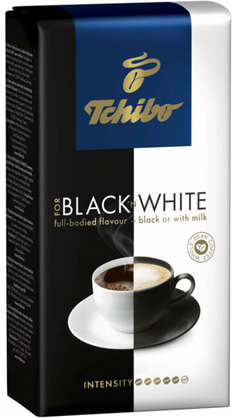 Tchibo Black & White Cafea Boabe Prajita 1Kg