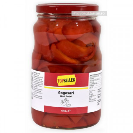 TopSeller Gogosari Taiati in Otet 1350g
