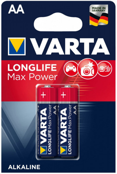 Varta Baterii Alkaline Long Life Max Power AA LR6 2buc