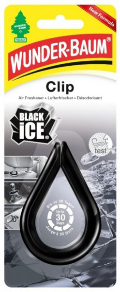 Wunder-Baum Odorizant Auto cu Clip Black Ice Parfum de Mosc si Cedru