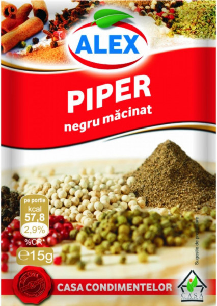 Alex Piper Negru Macinat 15g