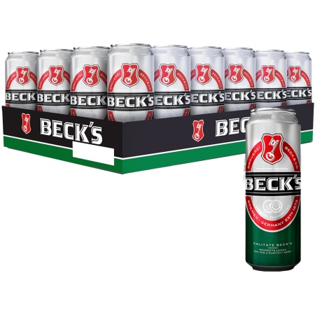 Bere blonda Becks bax 0.5L x 24 doze