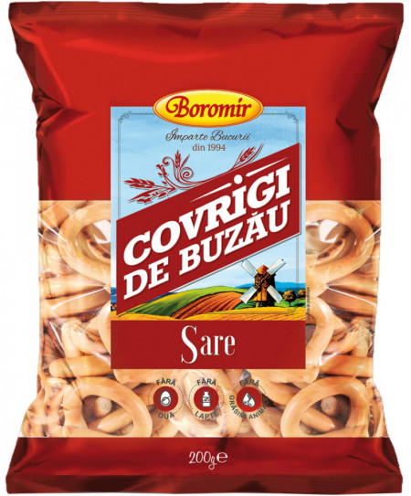 Boromir Covrigi de Buzau cu Sare 200g