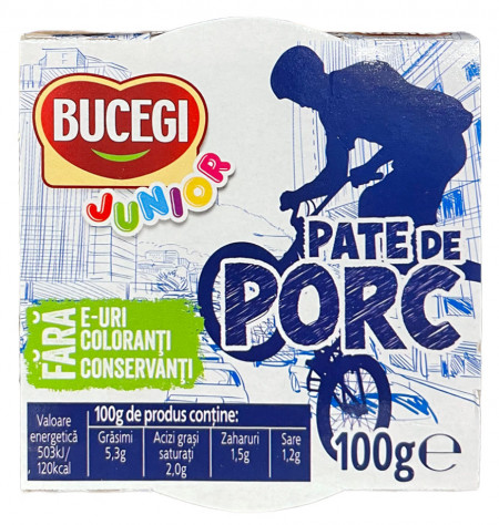 Bucegi Junior Pate de Porc 100g