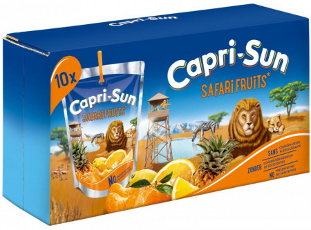 Capri-Sun Safari Fruits Bautura cu Suc de Fructe 10 buc x 0.2L