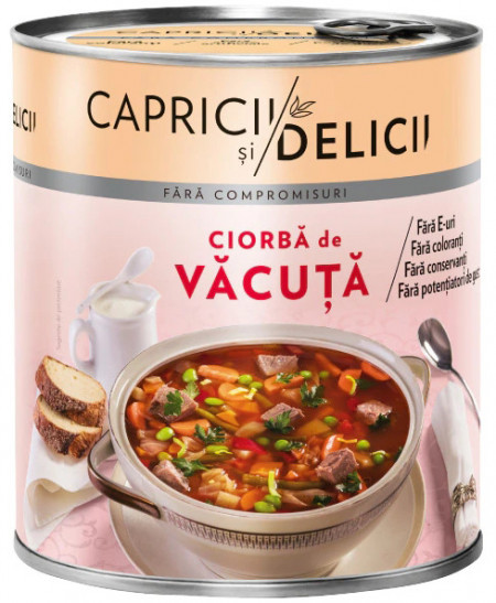 Capricii si Delicii Ciorba de Vacuta 400g