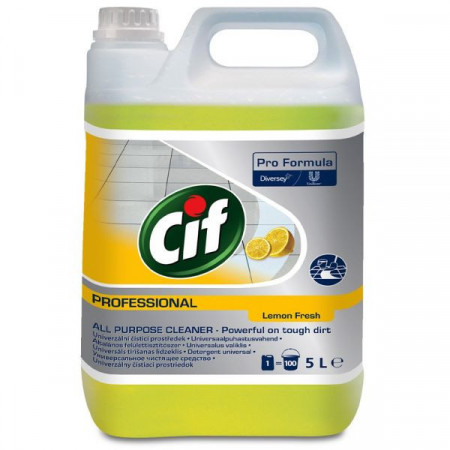 Cif Professional Detergent Universal Lemon Fresh 5l