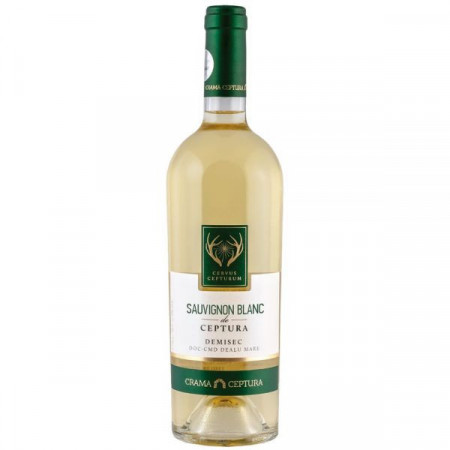 Crama Ceptura Cervus Cepturum Sauvignon Blanc Vin Alb Demisec 750ml