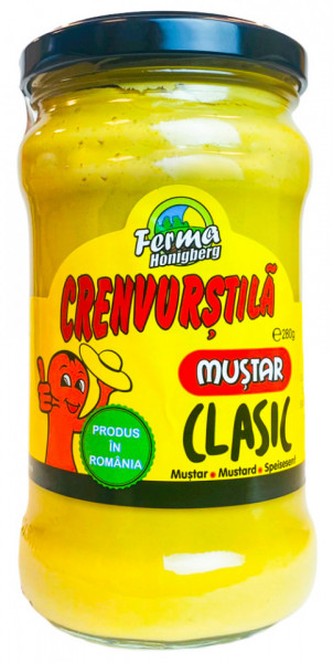 Crenvurstila Mustar Clasic 280g