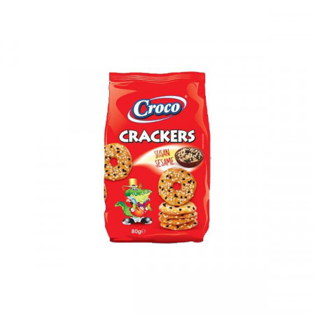 Croco Crackers Biscuiti cu Susan 80g