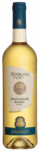 Domeniile Samburesti Samburel de Olt Sauvignon Blanc Vin Alb Demisec 13.5% Alcool 750ml