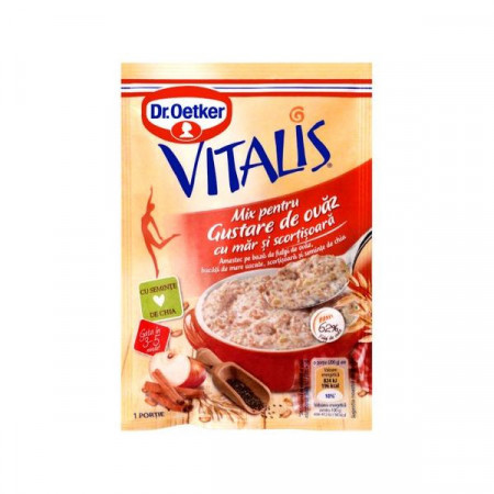 Dr.Oetker Vitalis Mix pentru Gustare de Ovaz cu Mar si Scortisoara 50g