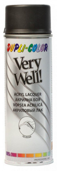 Duplicolor Spray Vopsea Acrilica Negru Lucios Very Well 400ml