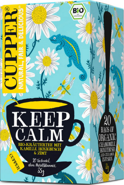 Eco Cupper Ceai Keep Calm - Pastreaza-ti Calmul 20plicuri x 1.75g