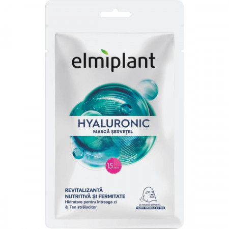 Elmiplant Hyaluronic Masca tip Servetel Revitalizanta Nutritiva si Fermitate 20ml
