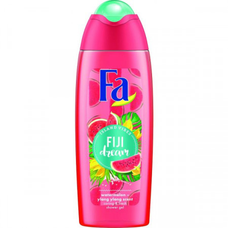 Fa Gel de Dus Island Vibes Fiji Dream cu Parfum de Pepene Rosu si Ylang Ylang 250ml