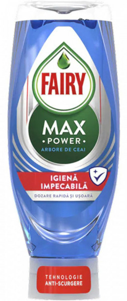 Fairy Max Power Detergent de Vase cu Arbore de Ceai 650ml
