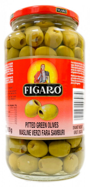 Figaro Masline Verzi fara Samburi Pitted Green 920g