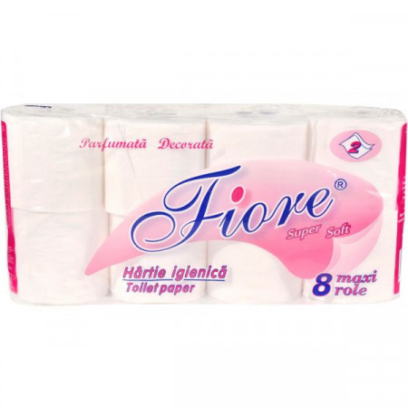 Fiore Super Soft Hartie Igienica 2 Straturi 8 Role