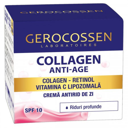 Gerocossen Collagen Anti-Age Crema Antirid de Zi SPF10 50ml