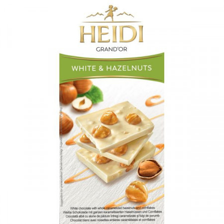 Heidi Grand`Or Ciocolata Alba cu Alune 100g