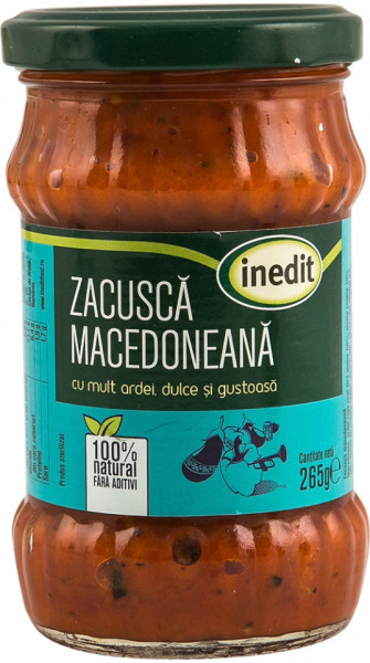 Inedit Zacusca Macedoneana cu Mult Ardei Dulce si Gustoasa 265g