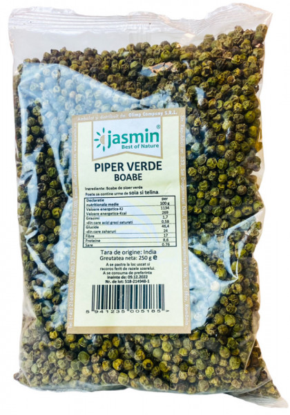 Jasmin Piper Verde Boabe 250g