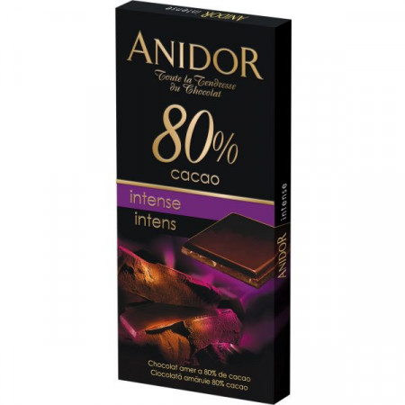 Kandia Anidor Ciocolata Amaruie 80% 85g