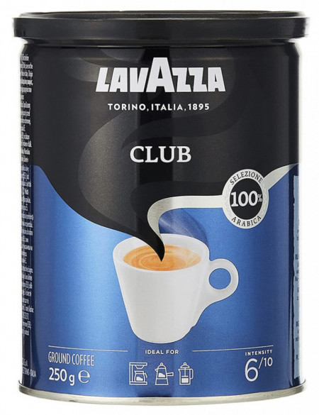 Lavazza Club Cafea Macinata Prajita Cutie Metalica 250g