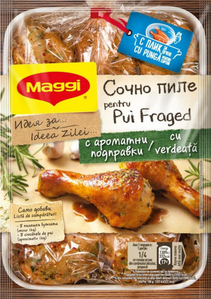 Maggi Ideea Zilei Pui Fraged cu Verdeata 28g