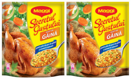 Maggi Secretul Gustului cu Gust de Gaina 400g 1+1 -50%