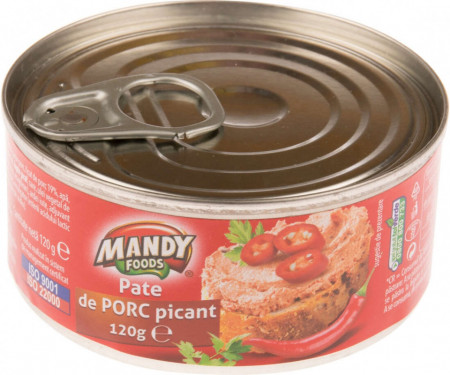 Mandy Pate de Porc Picant 120g