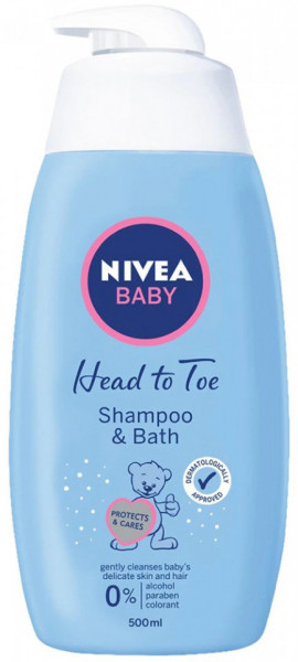 Nivea Baby Sampon si Spuma de Baie 2in1 500ml
