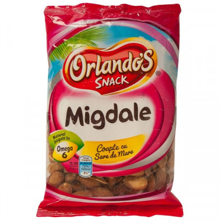 Orlando's Snack Migdale Coapte cu Sare de Mare 250g