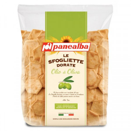 Panealba Crackers cu Ulei de Masline 180g