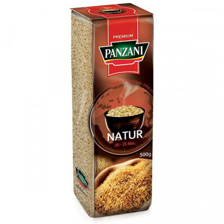 Panzani Premium Orez Natur Brun Calitatea I 500g