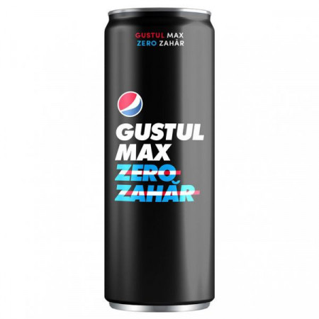 Pepsi Max Bautura Racoritoare Carbogazoasa fara Zahar 330ml