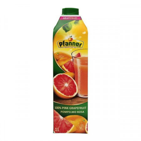 Pfanner Suc de Grapefruit Roz 100% 1L