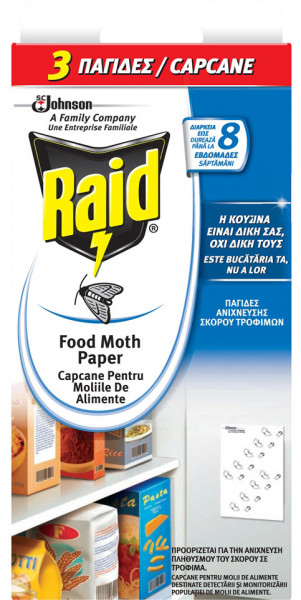 Raid Capcane pentru Moliile de Alimente 3 buc