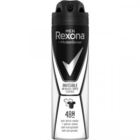 Rexona Men Black&White Invisible Anti-Perspirant 150ml
