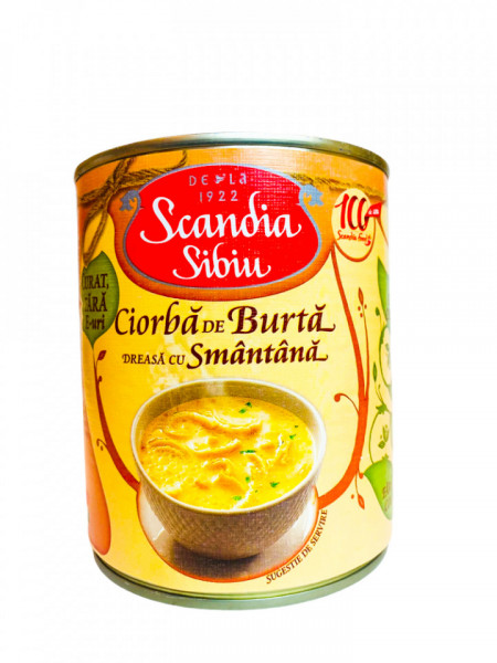 Scandia Sibiu Ciorba de Burta Dreasa cu Smantana 820g