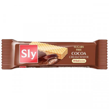 Sly Napolitane cu Crema de Cacao fara Zaharuri cu Indulcitor 20g 3bucati
