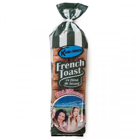 Vel Pitar French Toast cu Faina de Secara Feliata 600g
