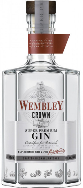 Wembley Crown Super Premium Gin 40% Alcool 700ml