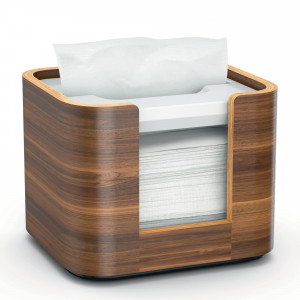 Dispenser de servetele de masa Tork Xpressnap Snack® Lemn de nuc - Img 4
