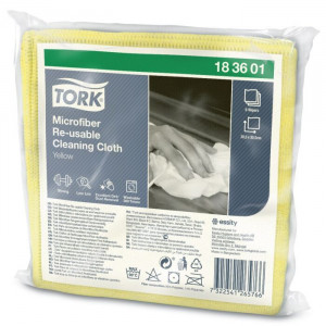Laveta din Microfibra Tork Galbena Reutilizabila - Img 1