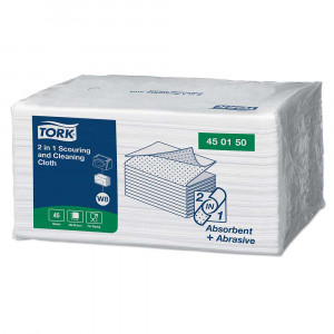 Lavete profesionale 2 in 1 abraziva pentru curatare Tork - Img 1