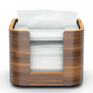 Dispenser de servetele de masa Tork Xpressnap Snack® Lemn de nuc - Img 1