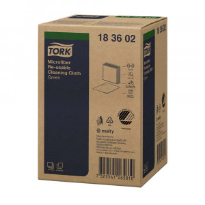 Laveta din Microfibra Tork Verde Reutilizabila - Img 2