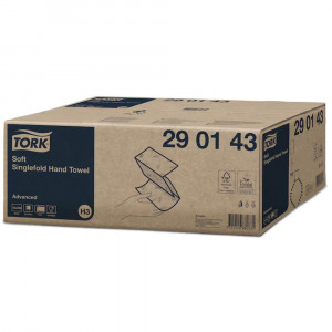 Servetele Tork albe pliate Advanced 2 Pliuri 250 Buc/Pac - Img 3